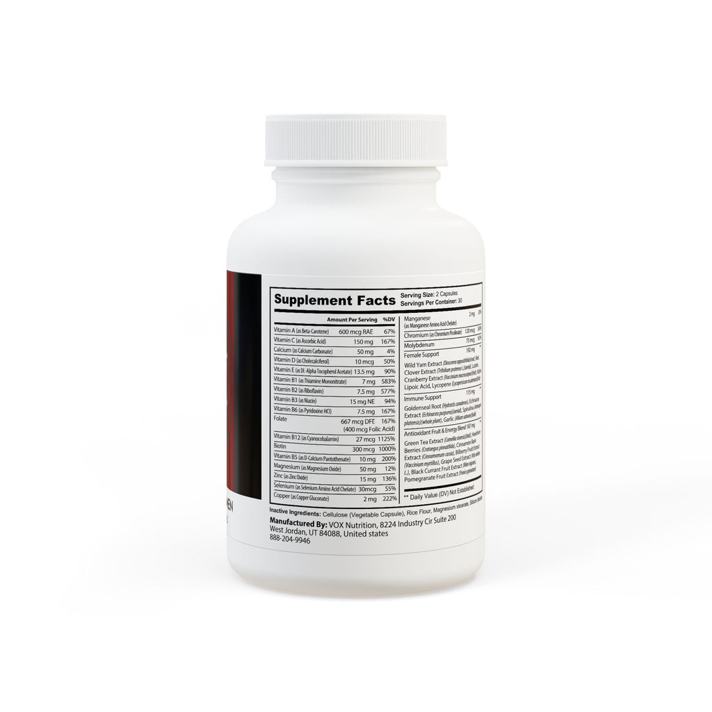 Cvfekne Multivitamin for Women Supplement (60 Capsules)