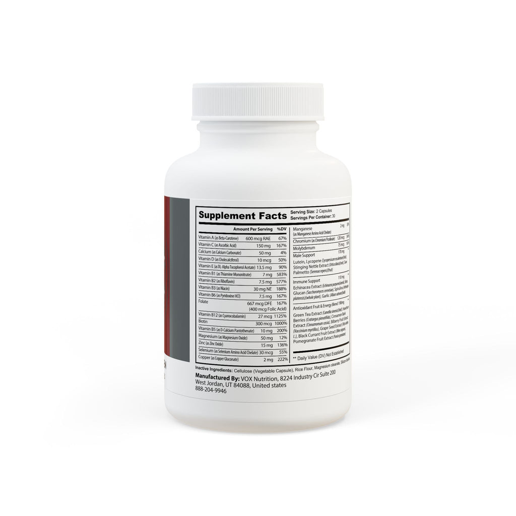 Cvfekne Multivitamin for Men Supplement (60 Capsules)